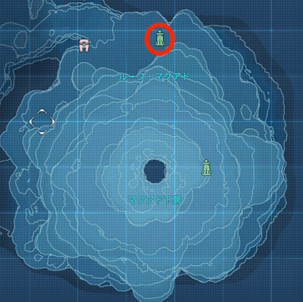 ルーフマクアドのマップ