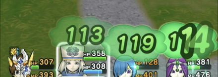 ドラクエウォークのいやしのかぜ回魔500