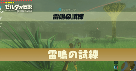 雷鳴の試練の攻略