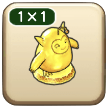 ドラクエウォークのワルぼうの金ぴか像