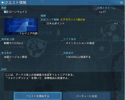 ローンウェイ クエスト