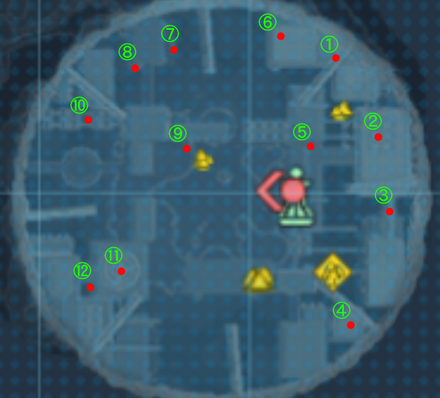 マクアド下層の赤箱マップ