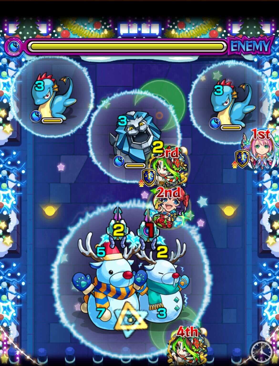 モンスト ユキダルミャ ステージ3