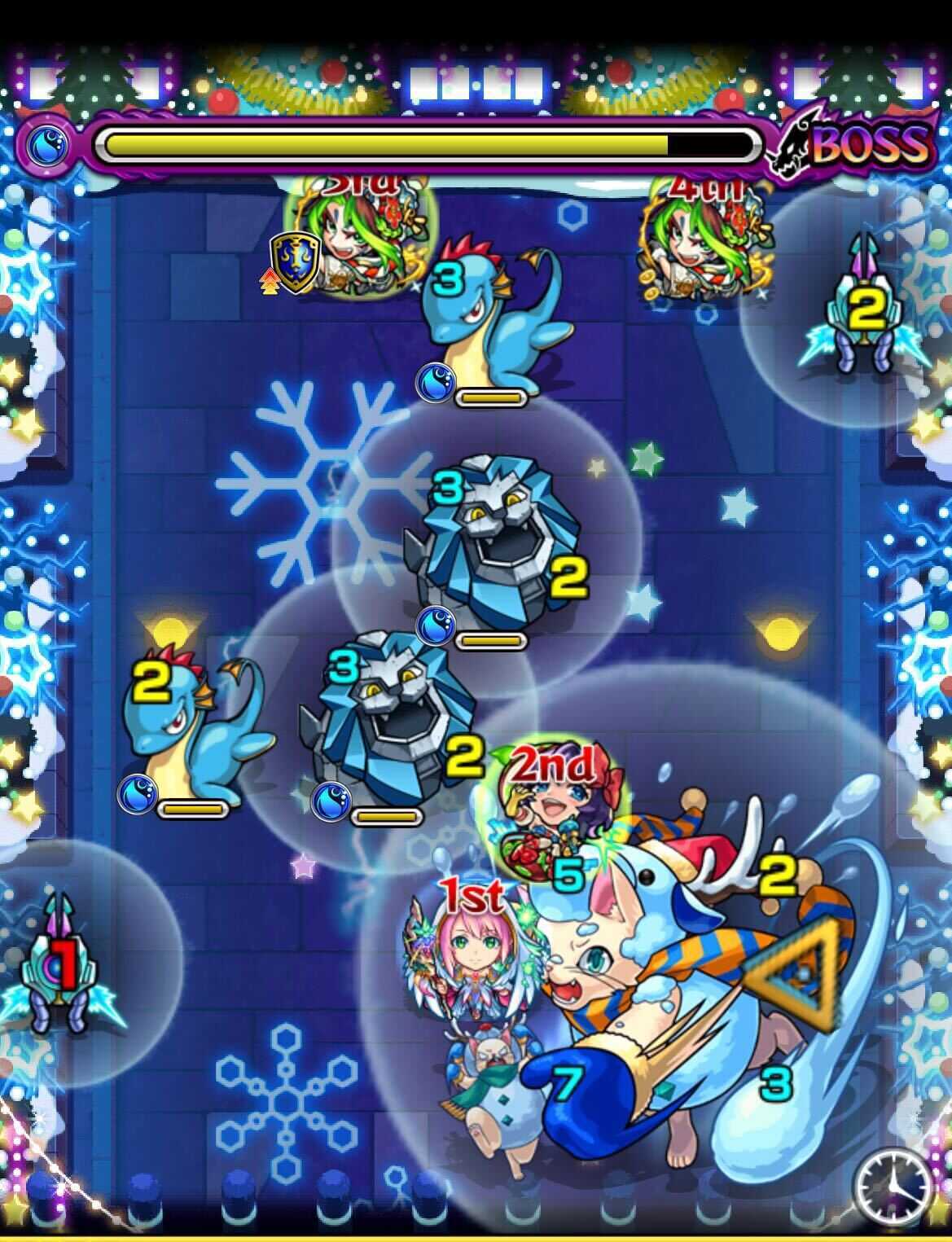 モンスト ユキダルミャ ボス3