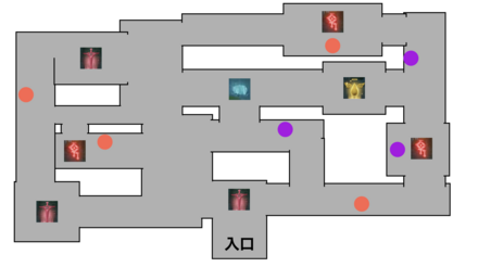 凍結試練のマップ