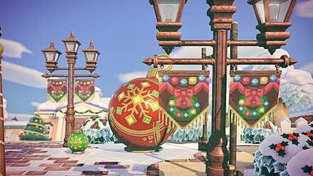 クリスマスのはた画像