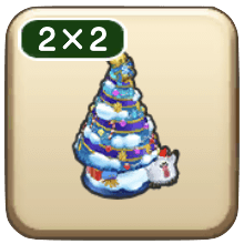 ドラクエウォークの聖夜2021のツリー