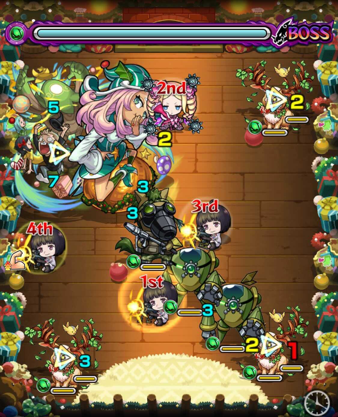 モンスト リースルック ボス1