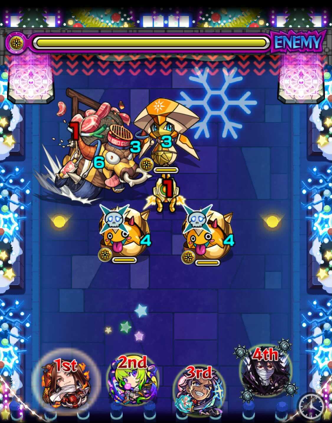 モンスト ブシェルノ ステージ1