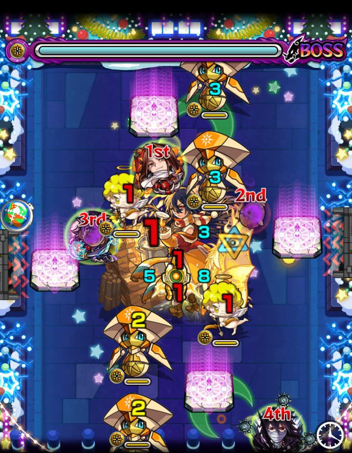 モンスト ブシェルノ ボス1