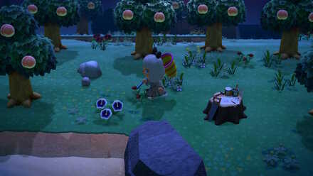 出ている虫を確認する