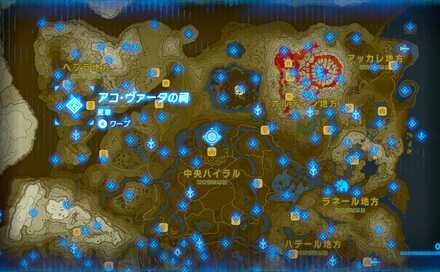 アコ・ヴァータの祠の場所マップ