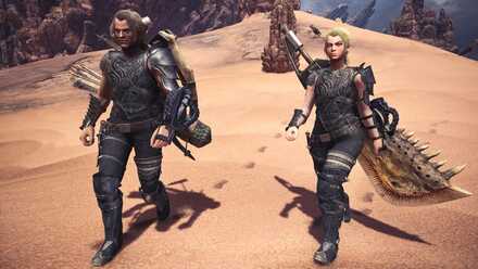 MHWのアルテミスの重ね着