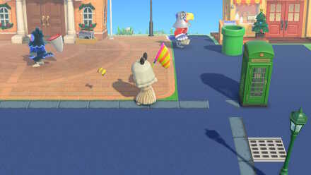 あみで捕まえる