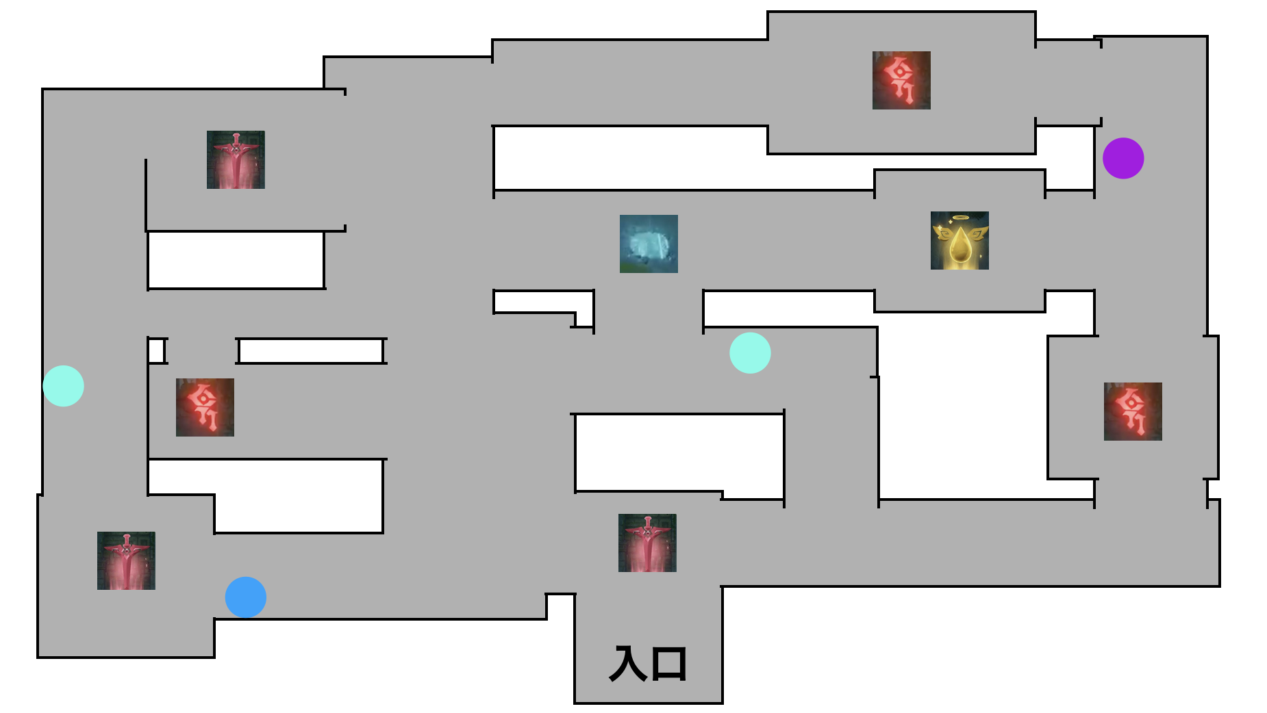 劇変試練マップ