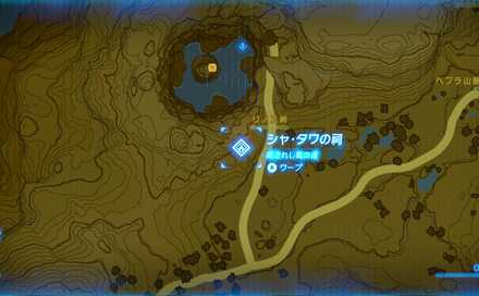 シャタワの祠最拡大マップ