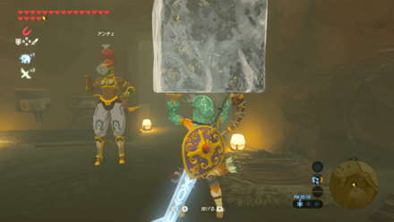 北の氷室で氷を運ぶ