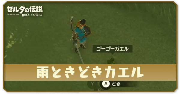 ブレワイの雨ときどきカエル攻略