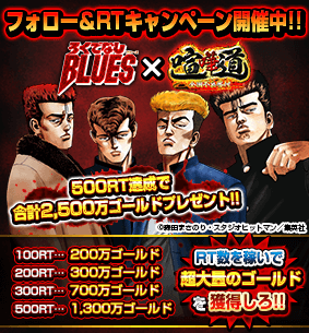 ろくでなしブルースTwitter連動キャンペーン