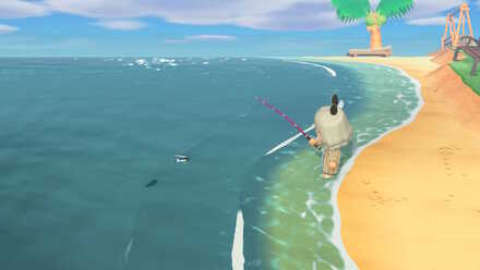 つりざおで釣る