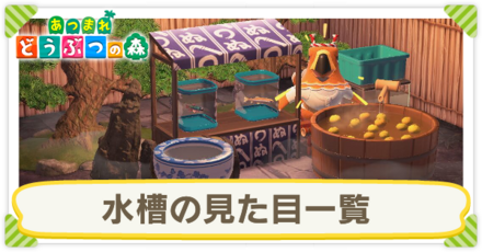 水槽の見た目一覧