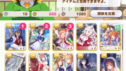 SRサポートを変換