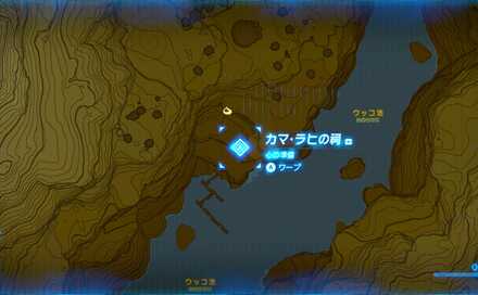 カマラヒの祠最拡大マップ