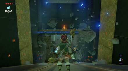 ブレスオブザワイルドのカマラヒの祠の2つ目の宝箱の取り方