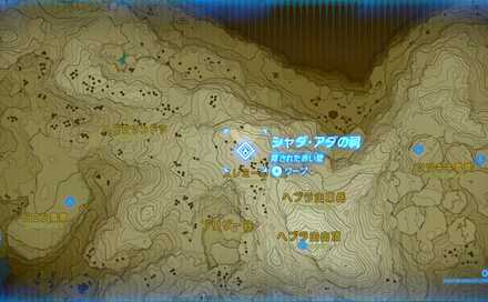 シャダアダの祠拡大マップ