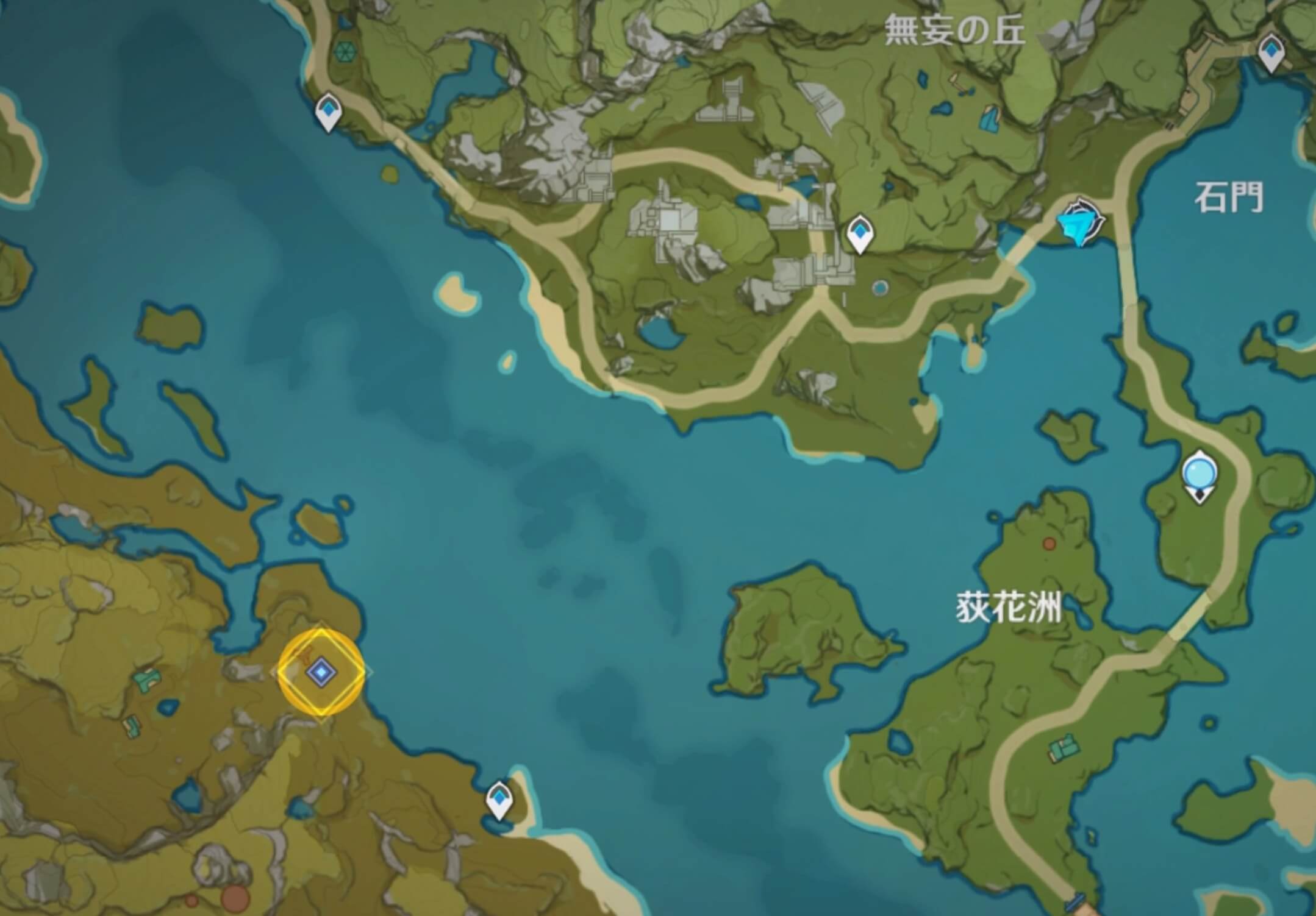 望舒旅館西側の調査地点・1