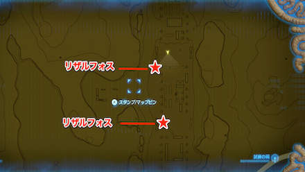 ブレスオブザワイルド　事前にリザルフォスを処理しておく