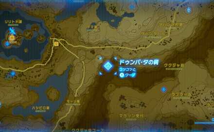 ドゥンバタの祠拡大マップ