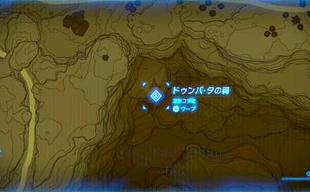 ドゥンバタの祠最拡大マップ