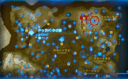 ドゥンバタの祠マップ