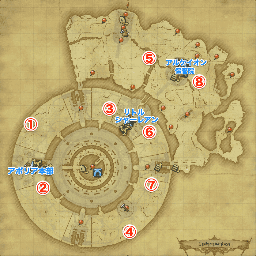 ラヴィリンソスマップ