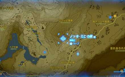 ノッキミヒの祠拡大マップ