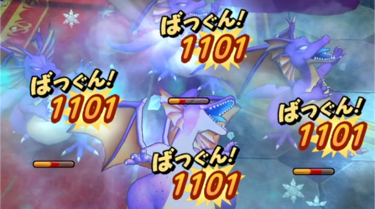 ドラクエタクトのグレイトドラゴンのふぶきが強力