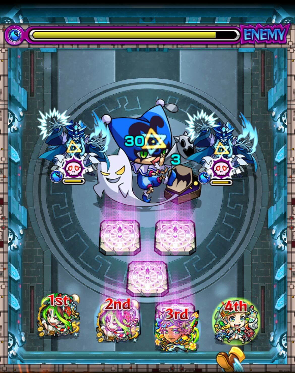 モンスト 栄冠の闘技場セット5 5−2ステージ1