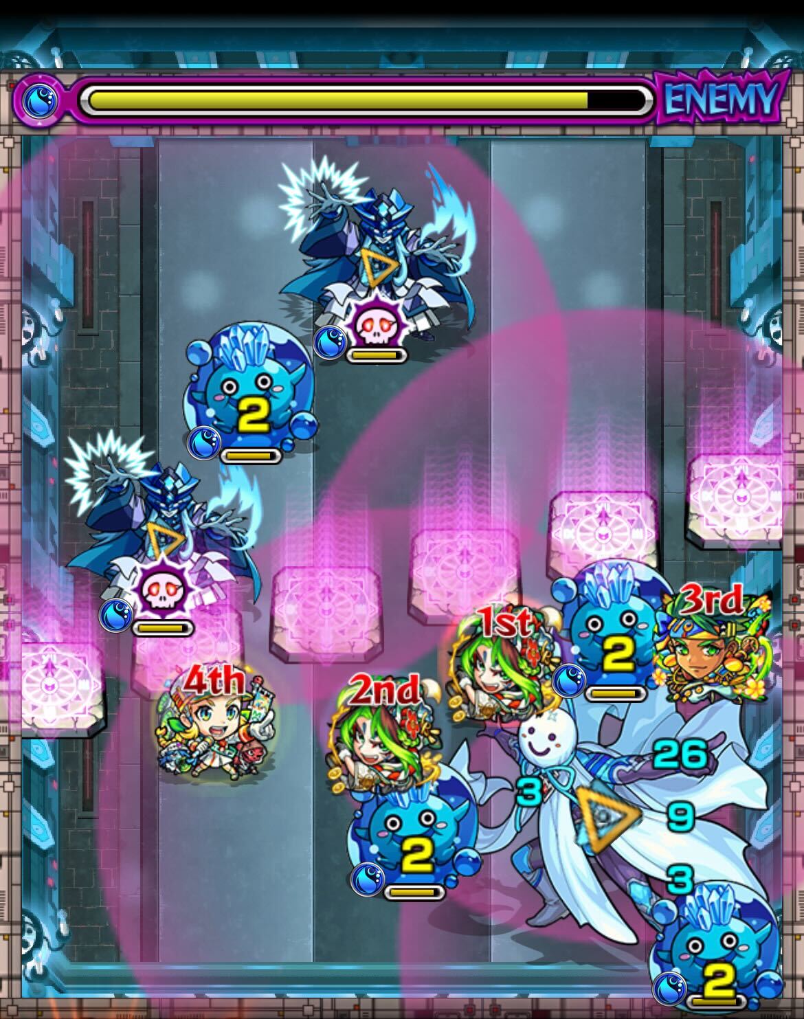 モンスト 栄冠の闘技場セット5 5−2ステージ2