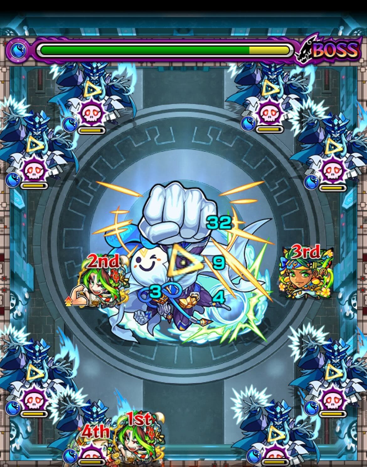 モンスト 栄冠の闘技場セット5 4−2