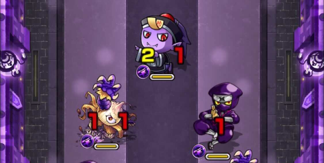 モンスト 栄冠5-5 忍者＆蘇生ザコ