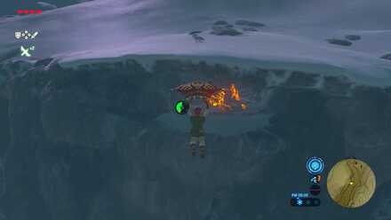 ブレスオブザワイルドのおっきなお山のおっきな木のミョスシノの祠の場所