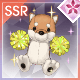 チア衣装の犬のぬいぐるみ【Rank80】の画像