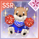チア衣装の犬のぬいぐるみ【Rank100】の画像