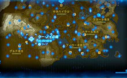 ケー・ノイの祠の場所マップ