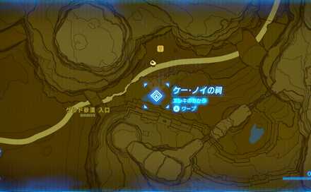 ケーノイの祠最拡大マップ