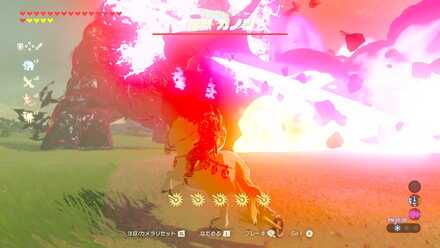 正面へのブレス