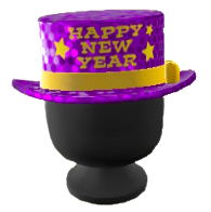 ニューイヤーシルクハットの画像