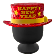 ニューイヤーシルクハットの画像