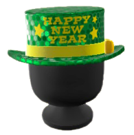 ニューイヤーシルクハットの画像